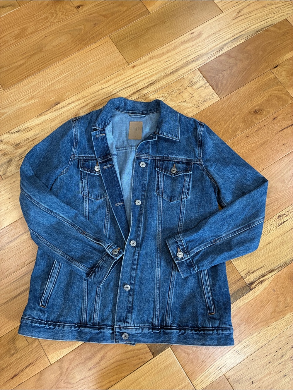 GAP Maternity Blue Denim Jacket